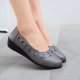 Women Casual Soft Breathable Hollow Slip On Flats