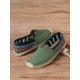 Ethnic Splicing Colorful Striped Linen Comfy Breathable Slip On Casual Espadrille Flat Shoes