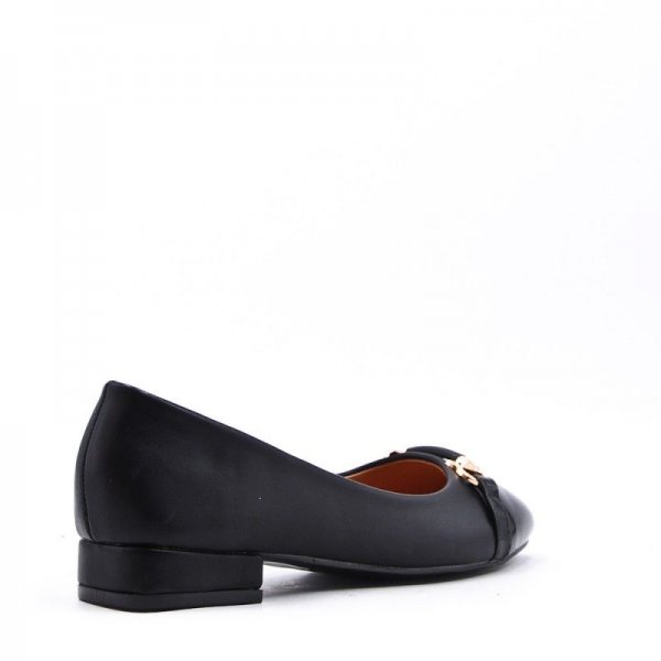 Ballerine confort en simili cuir