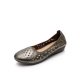 Soft Leather Breathable Hollow Out Comfortable Flat Loafers Shoes For Women