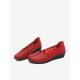 Women Casual Soft Breathable Hollow Slip On Flats