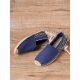 Ethnic Splicing Colorful Striped Linen Comfy Breathable Slip On Casual Espadrille Flat Shoes