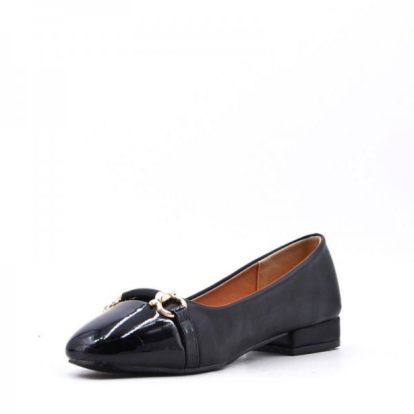 Ballerine confort en simili cuir