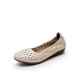 Soft Leather Breathable Hollow Out Comfortable Flat Loafers Shoes For Women